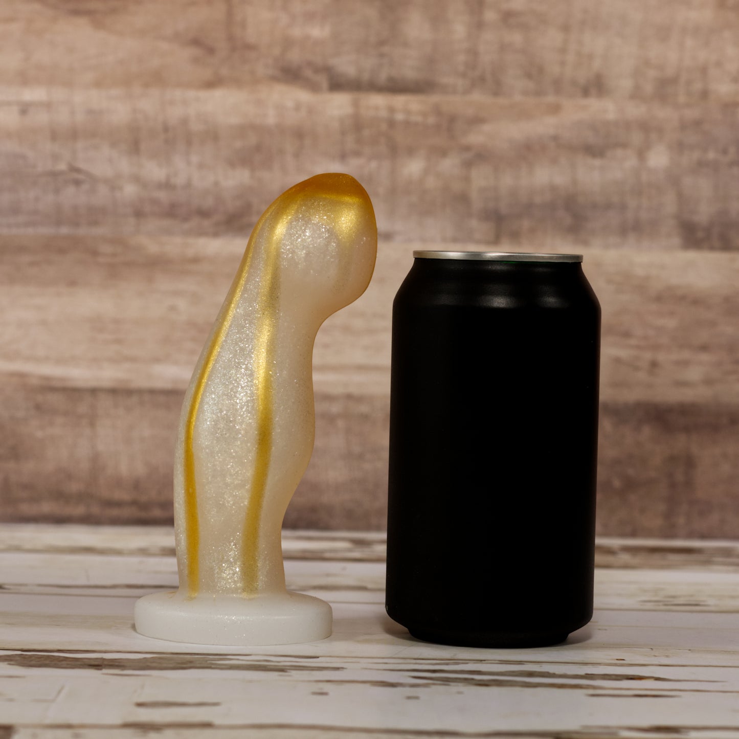 Ally Small - Single Density - Silver Gold Sparkle Drip Coloration - Soft - Ready to Ship