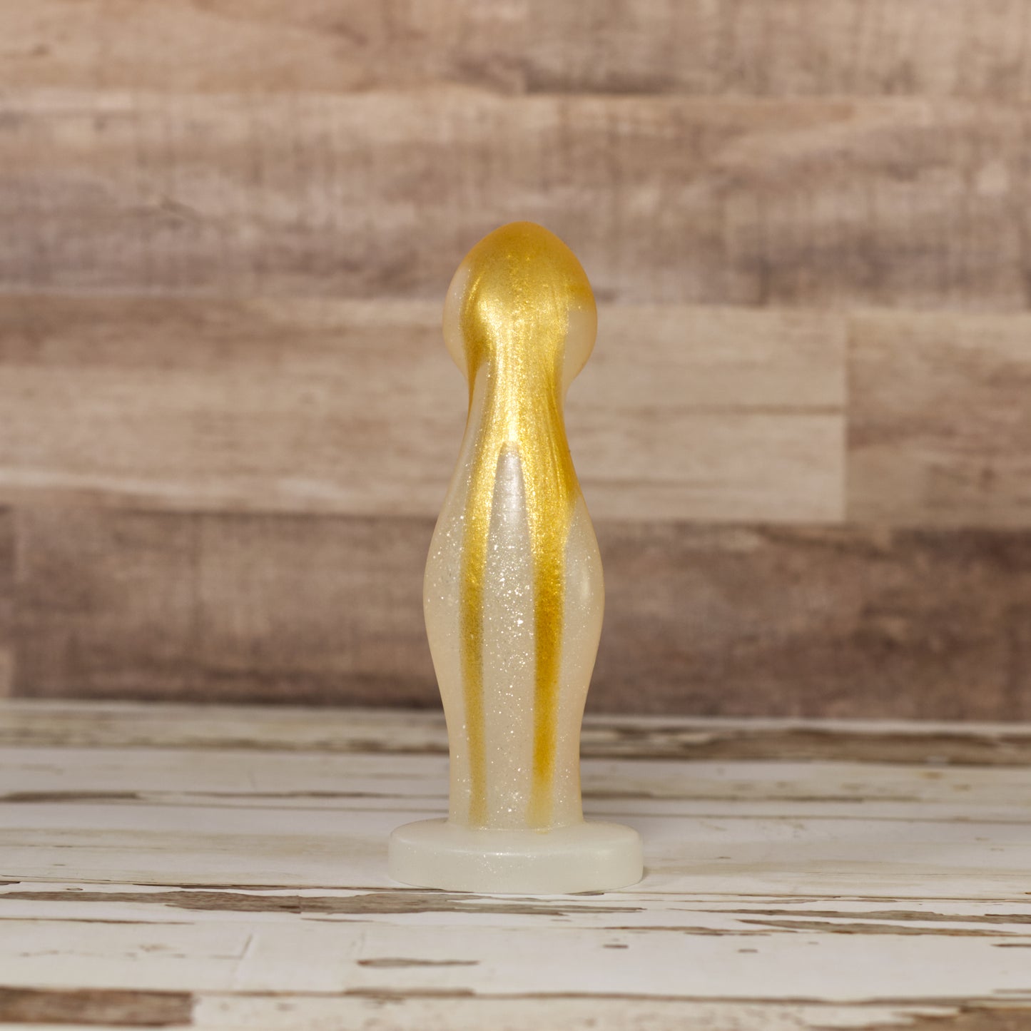 Ally Extra Small - Single Density - Silver Gold Sparkle Drip Coloration