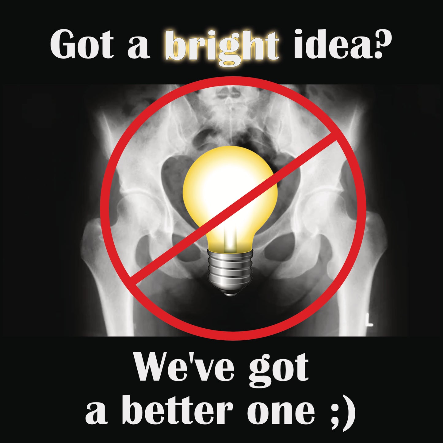 Bright Idea Small Plug - Glow In the Dark Blue - Soft - Ready to Ship